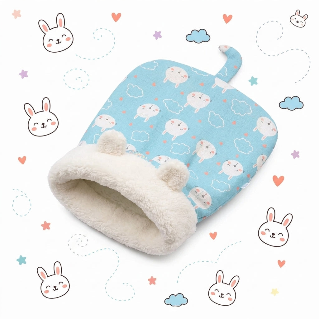 Pawccino™ Saco Abrazo – Cama Cálida para Gatos y Perros