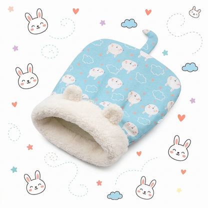 Pawccino™ Saco Abrazo – Cama Cálida para Gatos y Perros